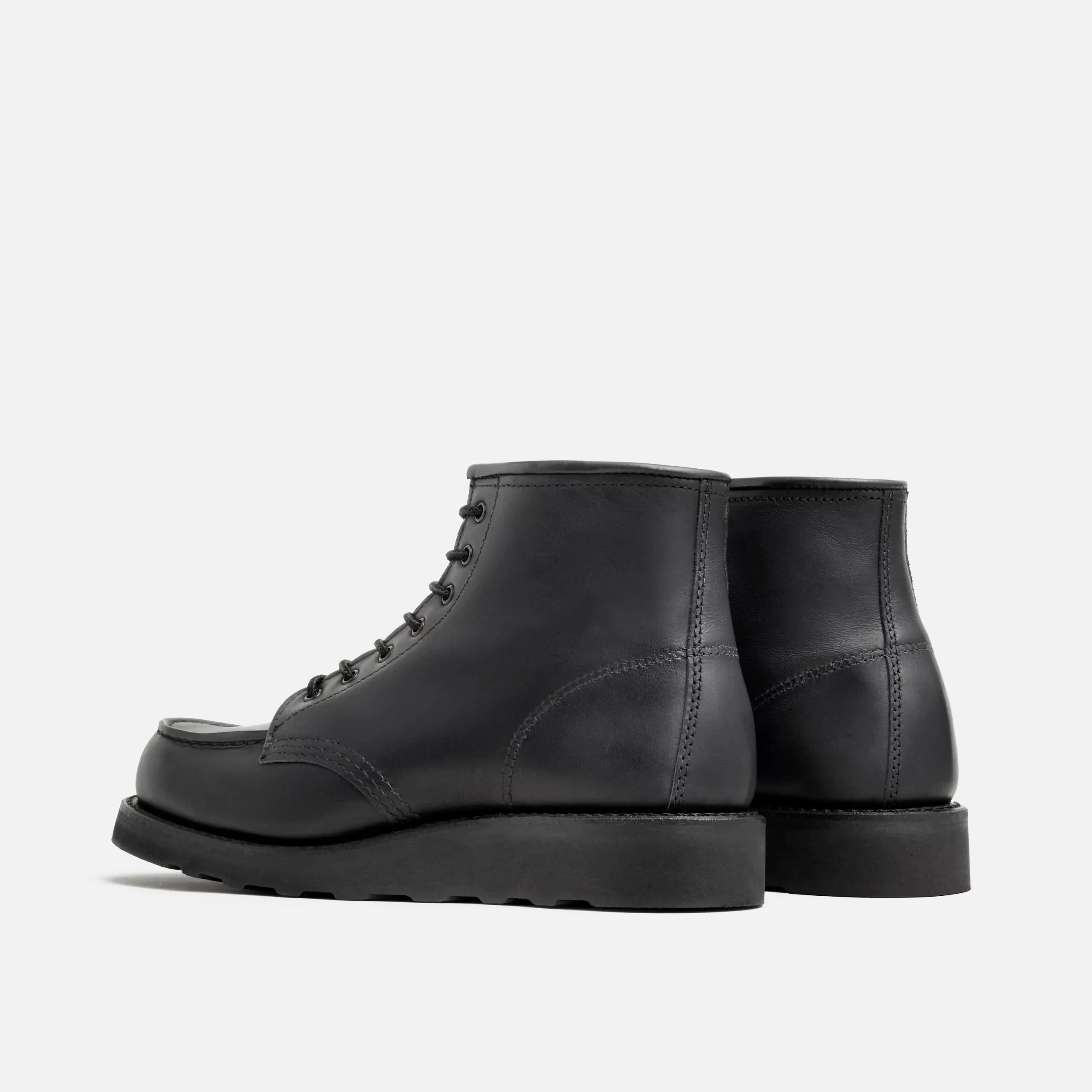 Classic Moc&reg;  Women's Short Boot in Black Boundary Leather - Image 4