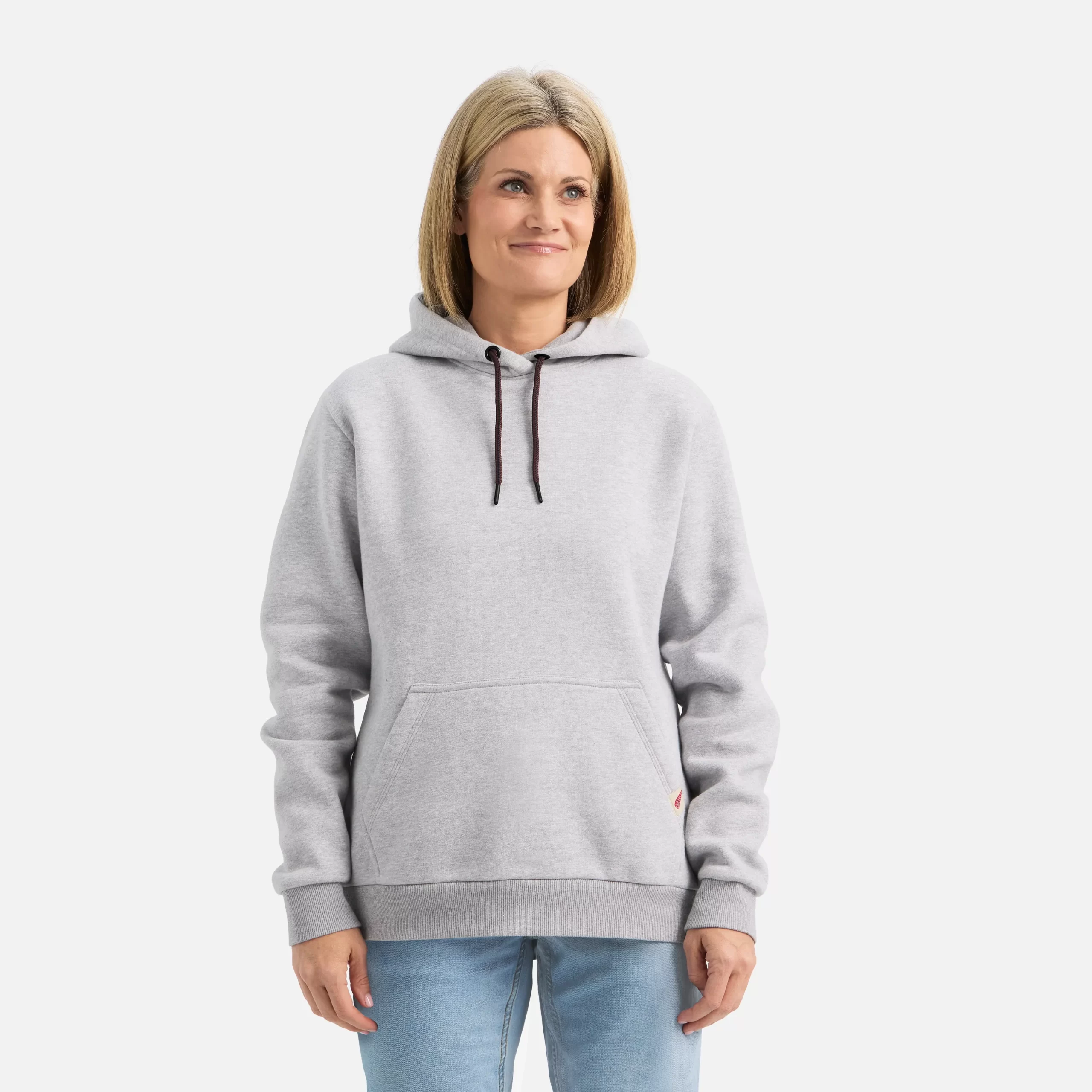 Hoodie Women's Hoodie in Heather Gray - Image 2
