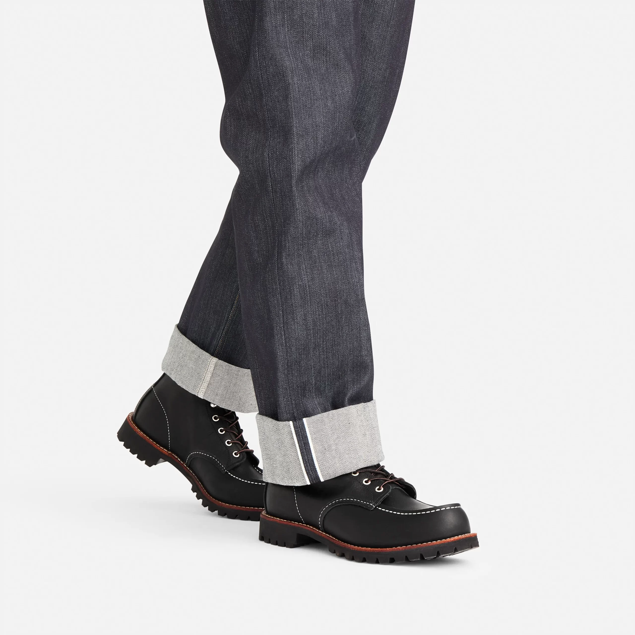 Roughneck Men's Roughneck in Black Oil Slick Leather - Image 2