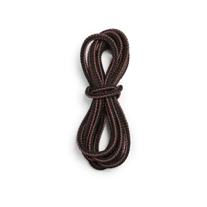 63-inch Taslan Lace  Boot Laces in Black/Brown Taslan