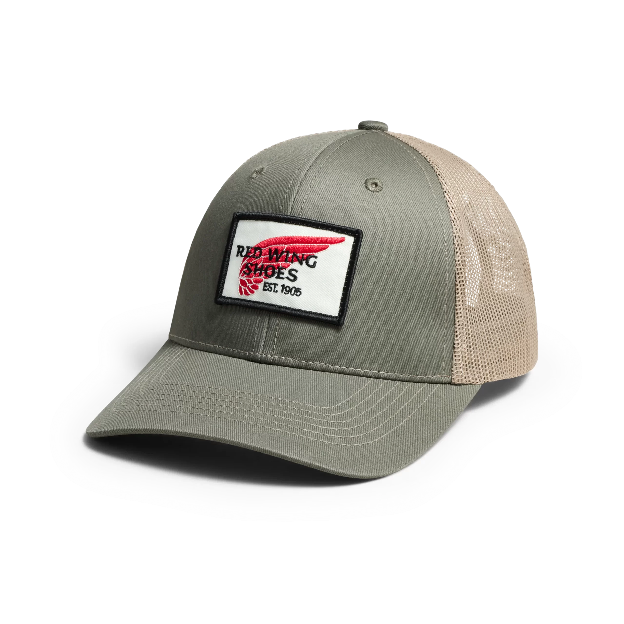 Pro Trucker Cap Unisex Ball Cap in Olive/Khaki