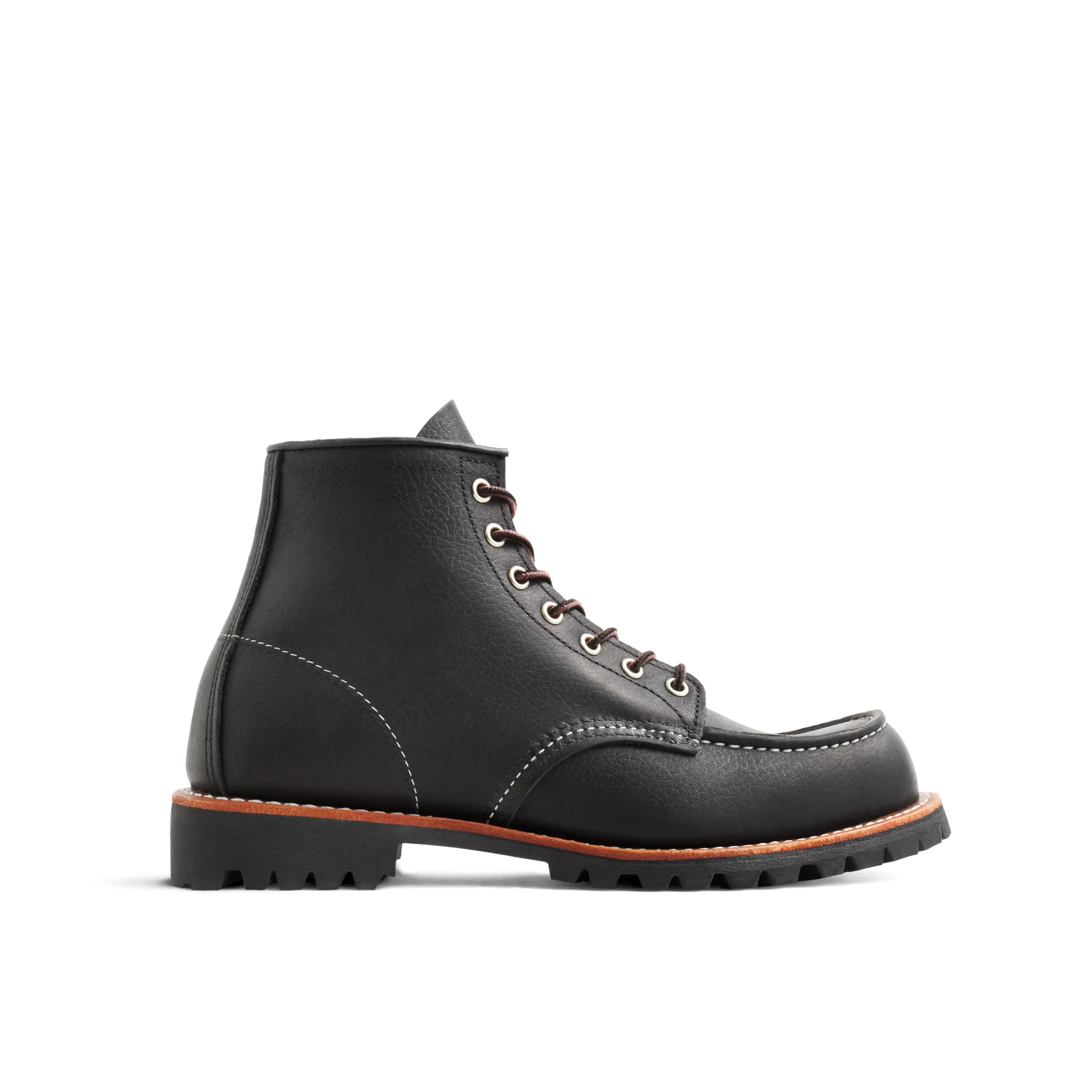 Roughneck Men's Roughneck in Black Oil Slick Leather