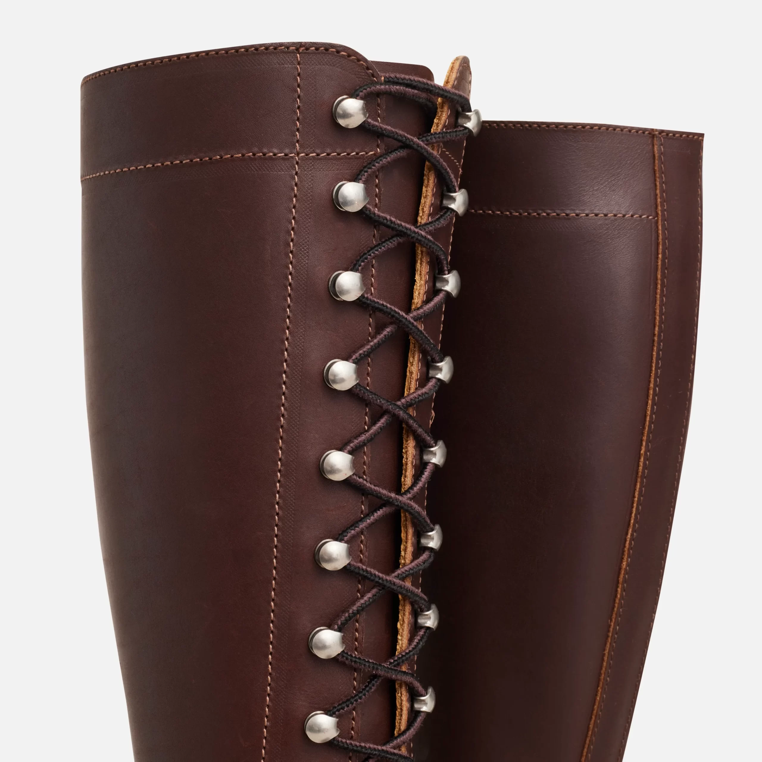 Gloria Women's Tall Boot in Mahogany Oro-iginal Leather - Image 8