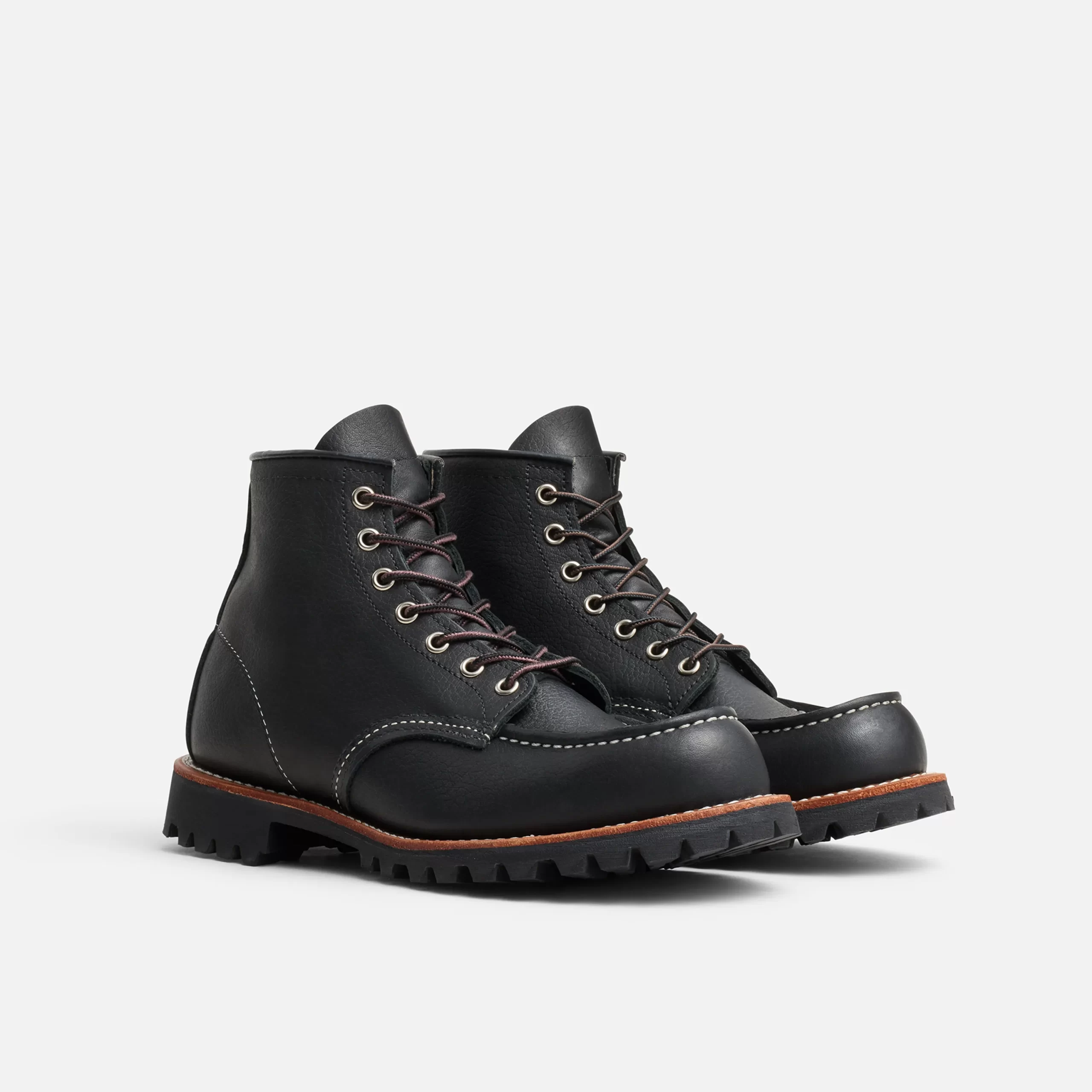 Roughneck Men's Roughneck in Black Oil Slick Leather - Image 3