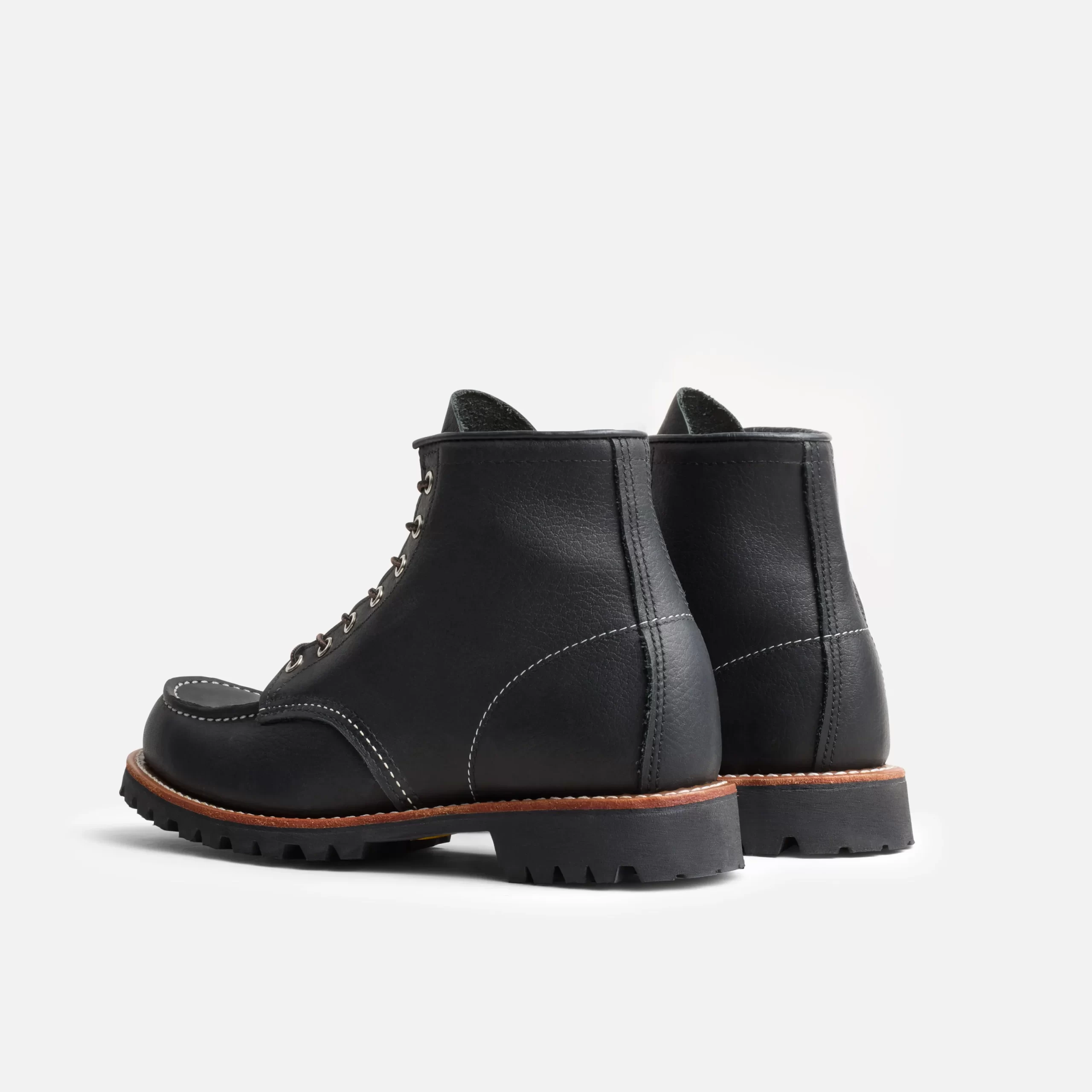 Roughneck Men's Roughneck in Black Oil Slick Leather - Image 4