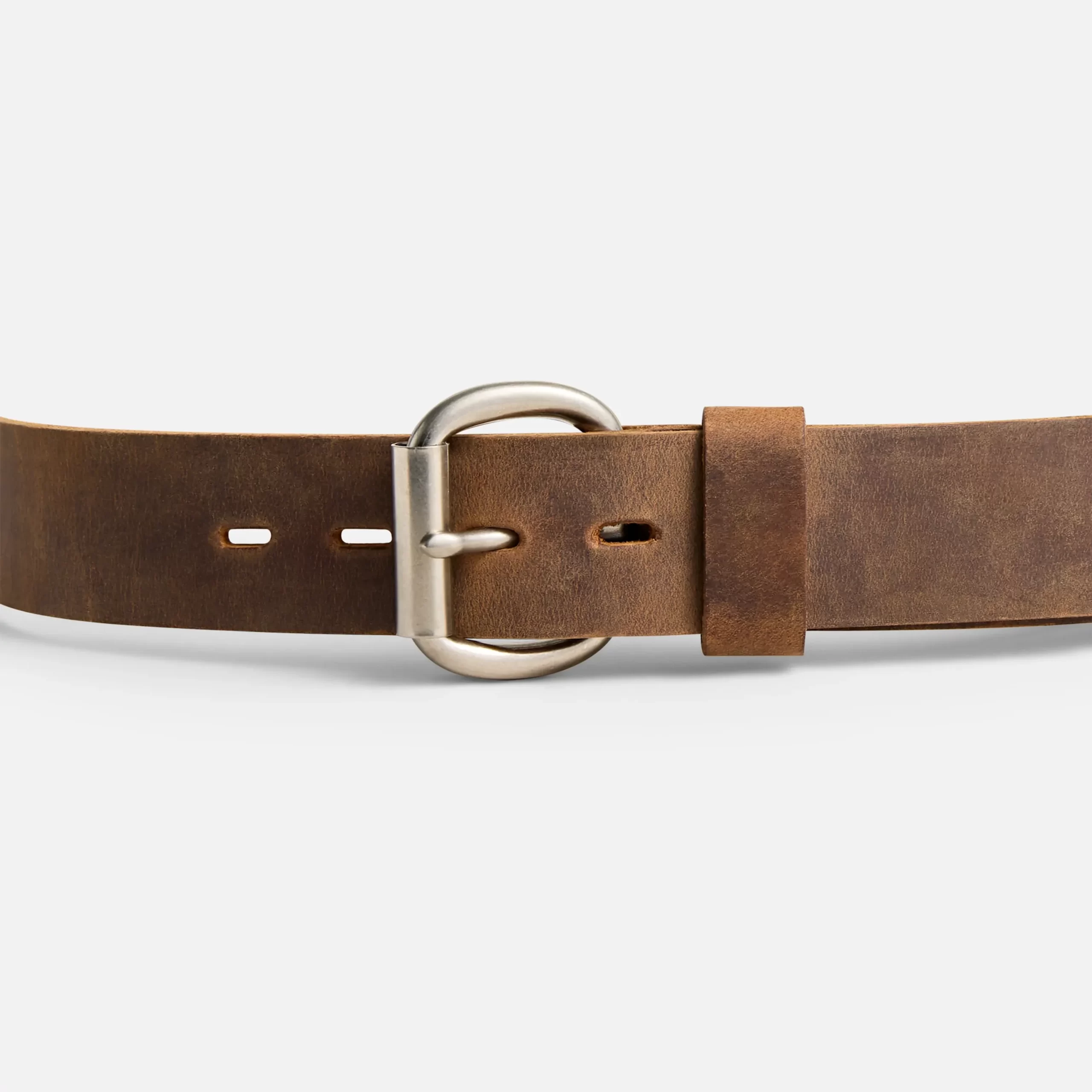 Roller Bar Leather Belt Red Wing Leather Belt with Roller Bar in Brown - Image 2