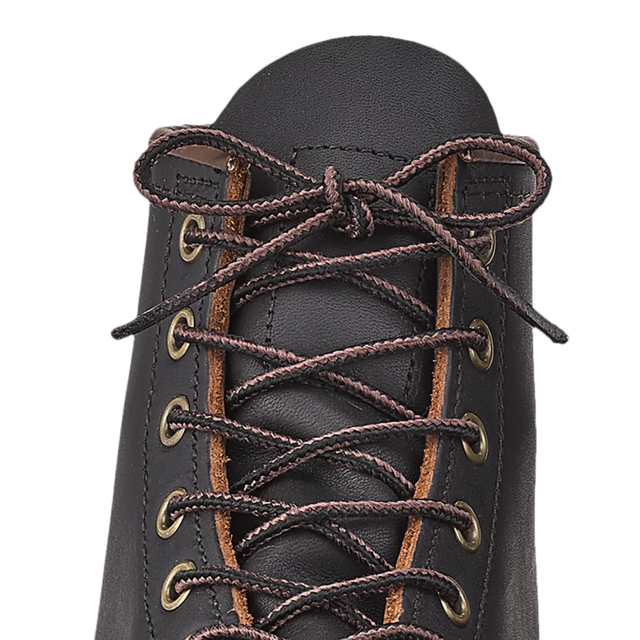 63-inch Taslan Lace Boot Laces in Black/Brown Taslan - Image 2