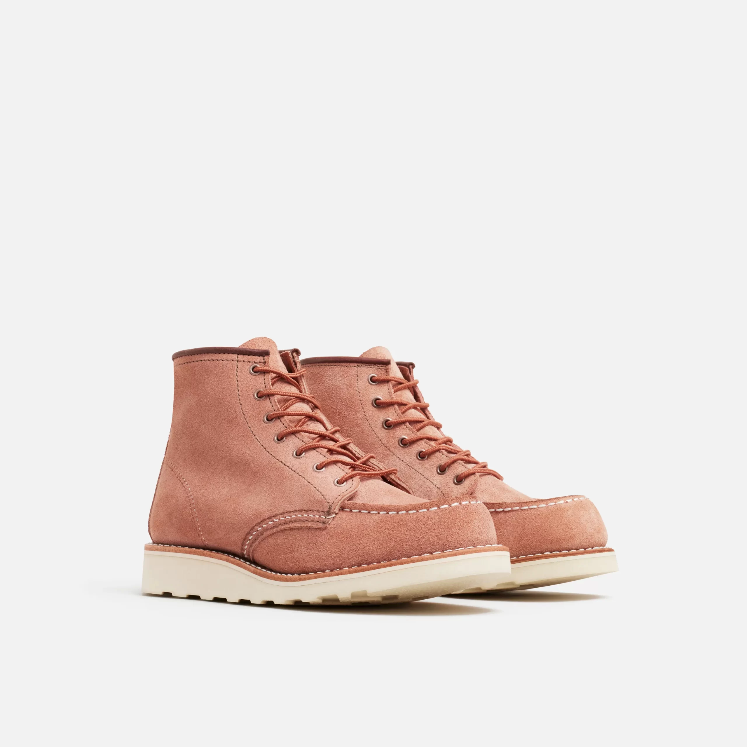 Classic Moc® Women's Short Boot in Dusty Rose Abilene Leather - Image 3