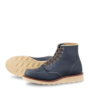 Classic Moc&reg;  Women's Short Boot in Indigo Legacy Leather