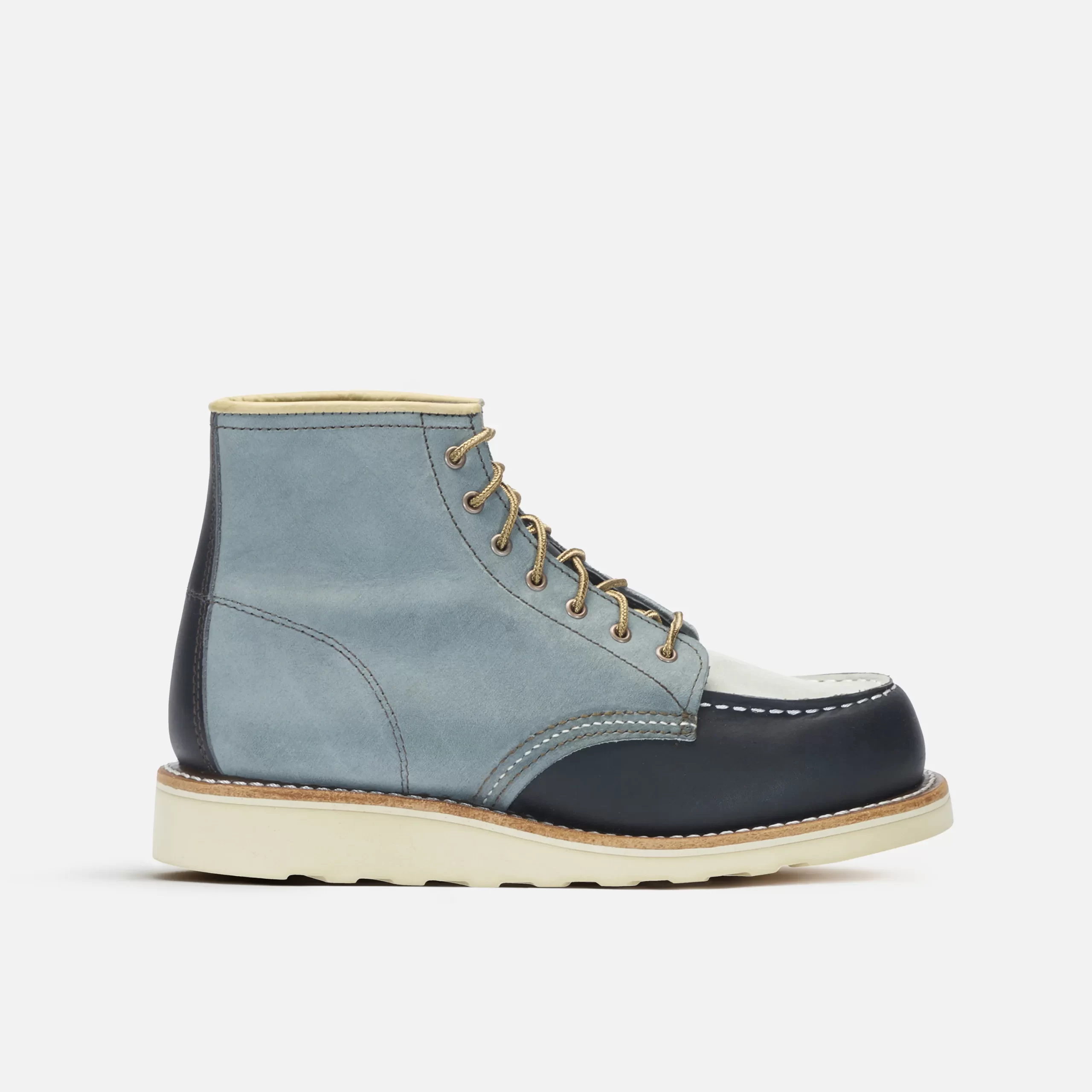 Classic Moc&reg; & THE GREAT.  Women's Short Boot in Multi Indigo