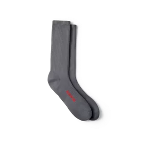 Nilit&trade; Breeze Cooling Light Weight Crew  Unisex Breeze Nylon Crew Sock in Charcoal