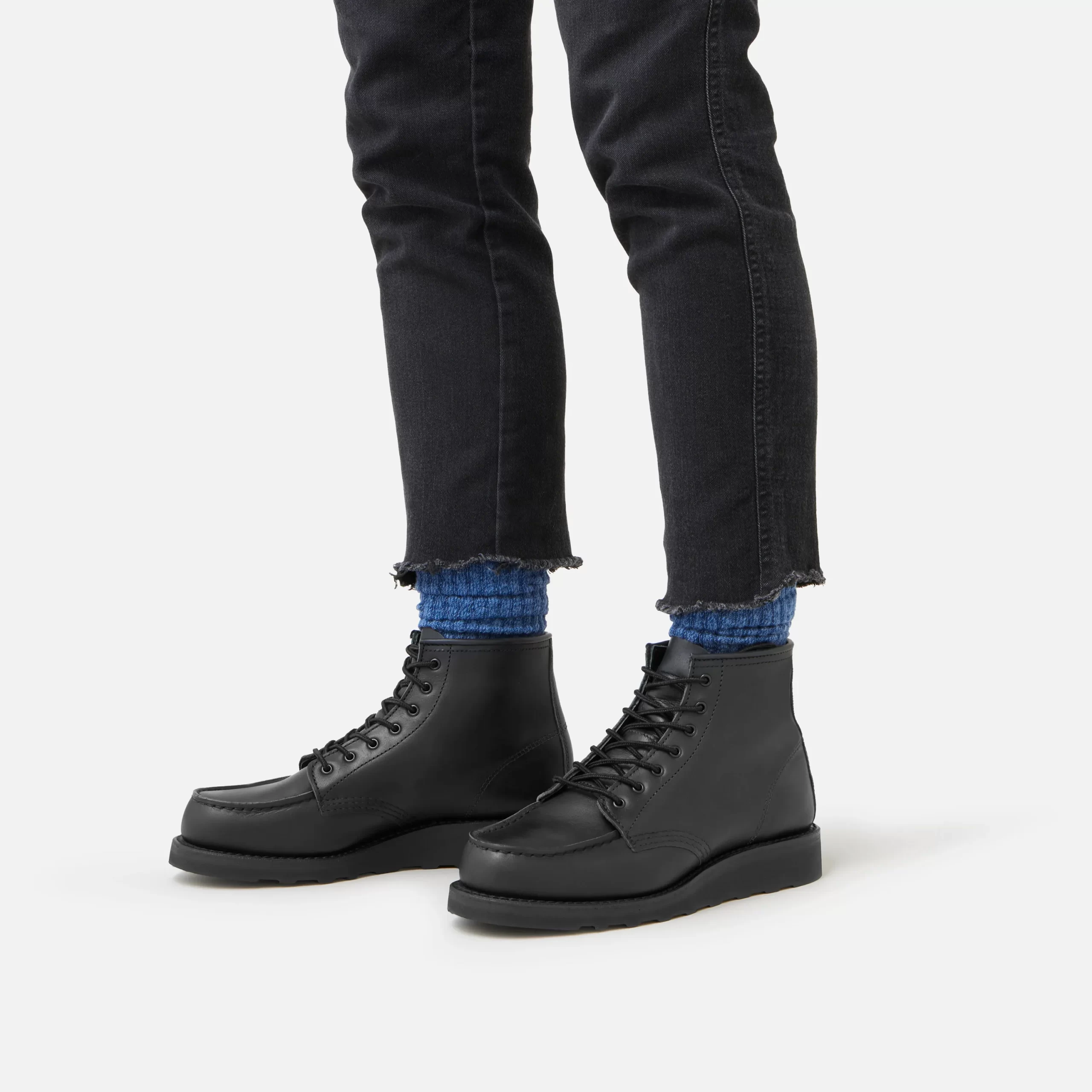 Classic Moc&reg;  Women's Short Boot in Black Boundary Leather - Image 2