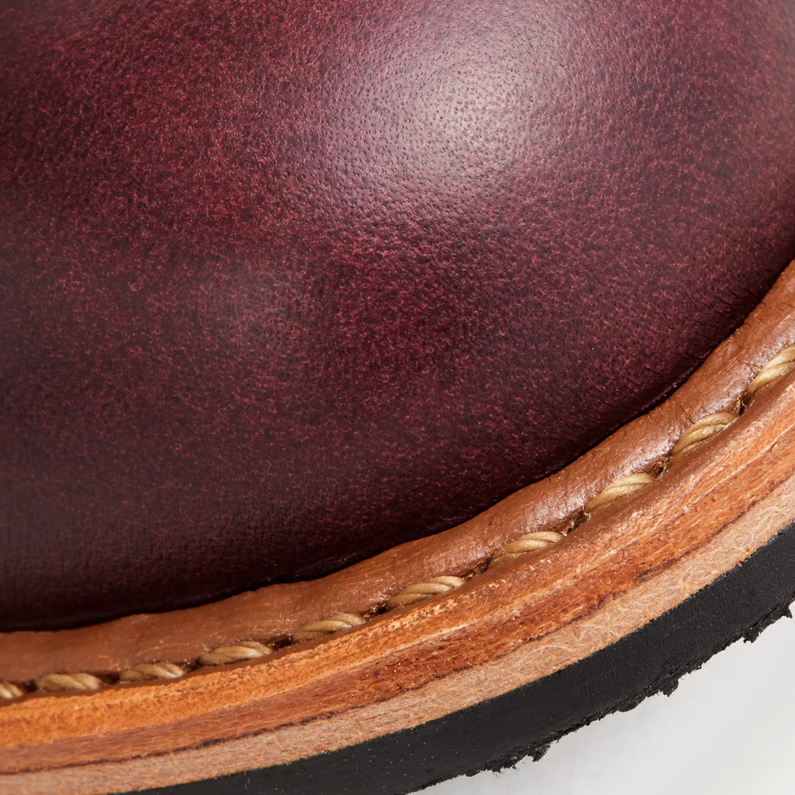 Beckman Men's 6-inch boot in Black Cherry Excalibur Leather - Image 6