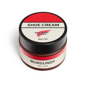 Burgundy Shoe Cream  Leather Care Product - Condition